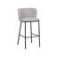 Mina Upholstered Counter Stool with Metal Frame-95982242