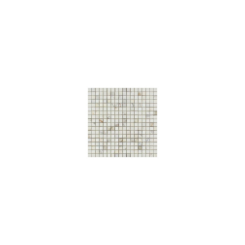 Carreau de mosaïque en marbre 0,63 po x 0,63 po Calacatta
