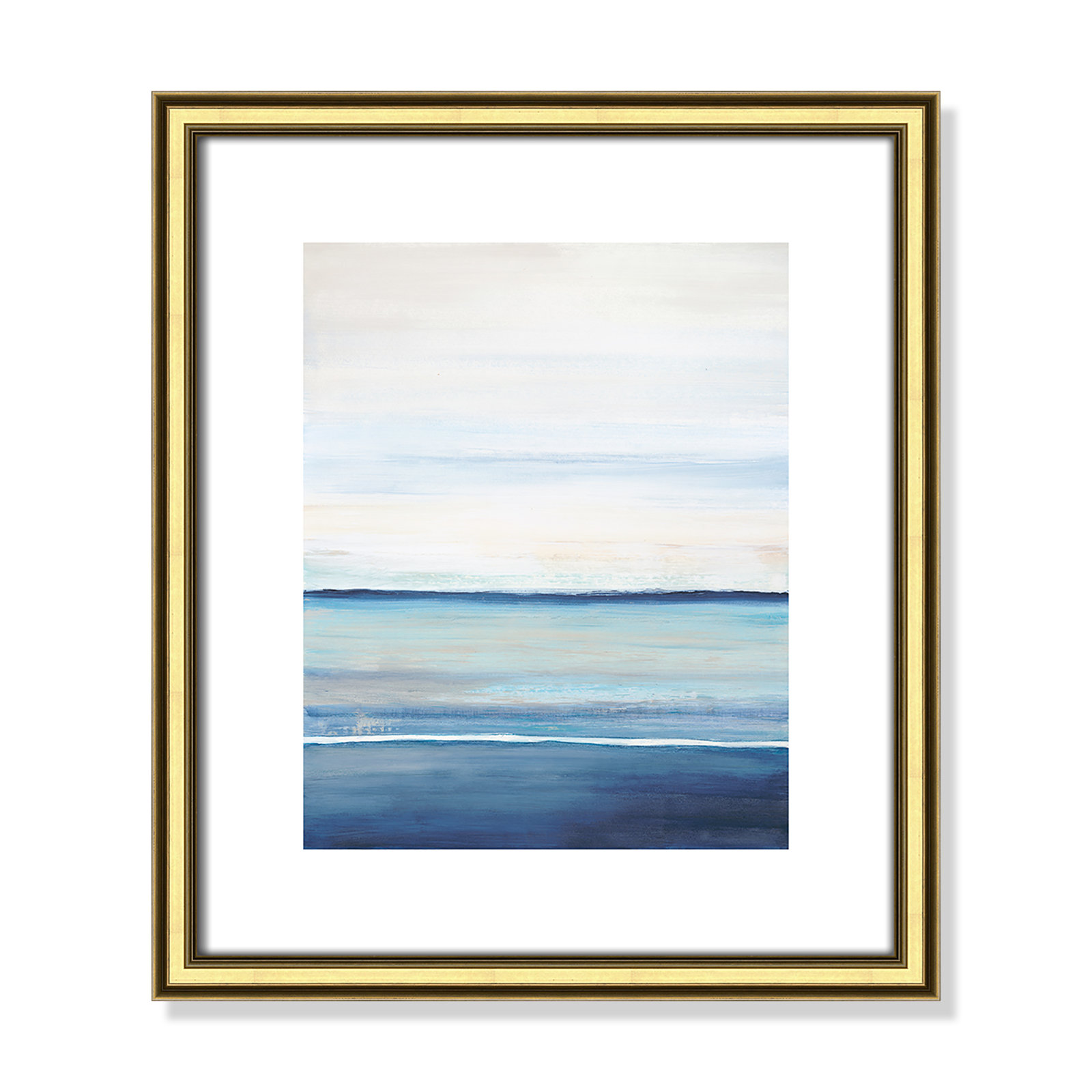 Distant Whispers by Filippo Ioco - Painting Print, Gold Framed Paper, 15" H x 13" W x 0.88" D