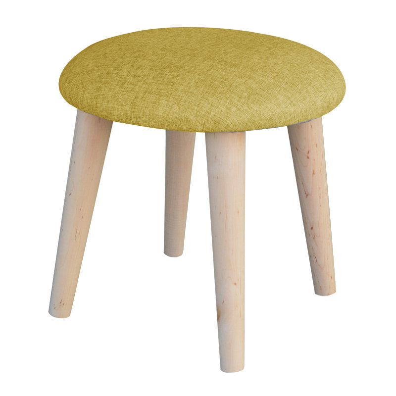 Shetland Vanity Stool, Yellow