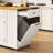59" Rolling Mobile Kitchen Cart With Drop Leaf & Hidden Trash Storage Cabinet, Rubber Wood Top Kitchen Island Table On Wheels With Drawer And Storage Cabinet, Towel Rack, Spice Rack, Lockable Casters, Power Outlet For Kitchen-1566828395
