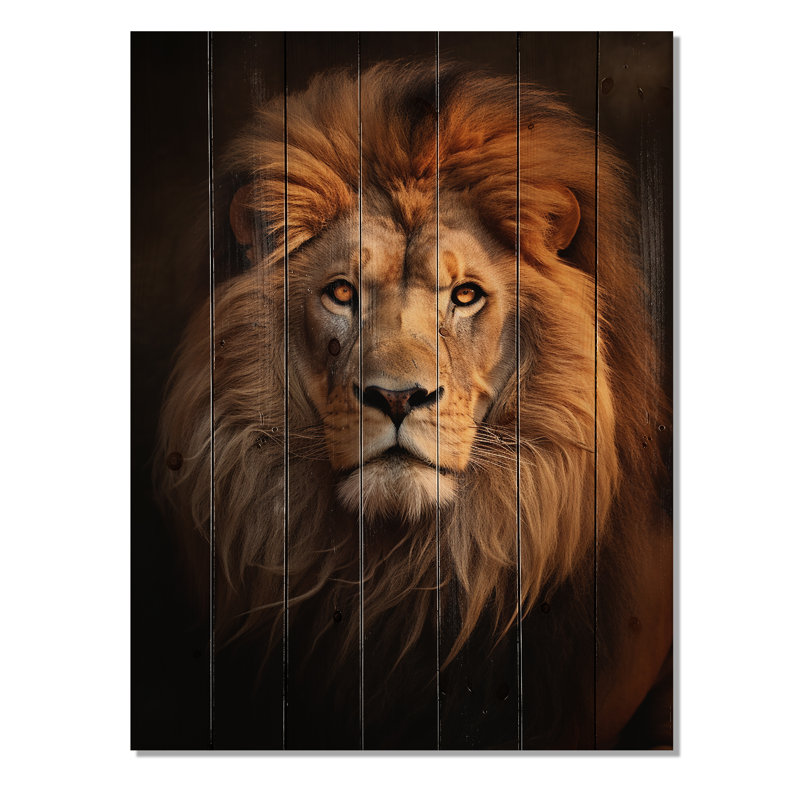 Burlington - Décoration murale animaux sur bois de pin naturel, H 32 po x l 24 po