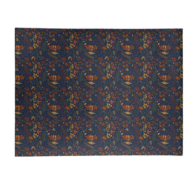 Chenille Floral Indoor Rug