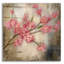 Art mural en verre épique «Cherry Blossom 1» par Silvia Vassileva, 24 po x 24 po-1731124347
