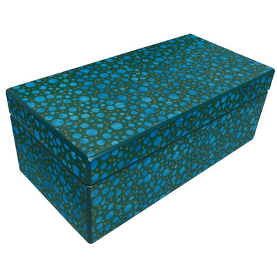 Handmade Reverse Painted Mirror Rectangular Box