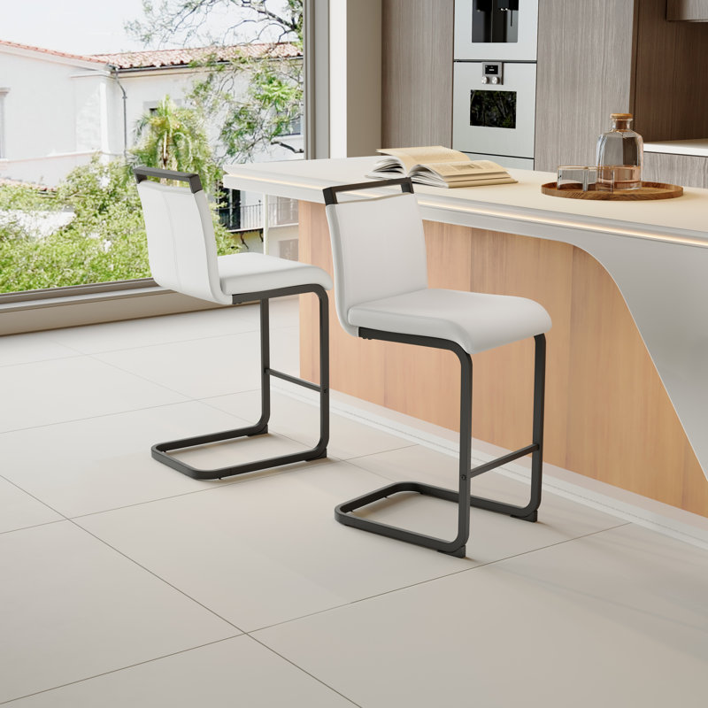 Tabouret de comptoir 25 po Meleigha, 2, Beige