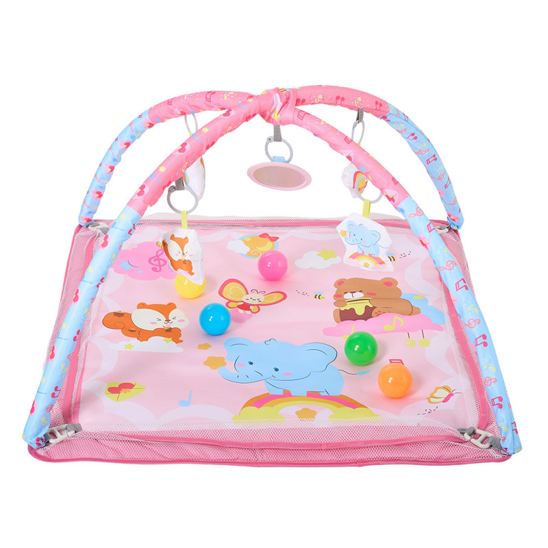 Baby Playpen with Mat with Hanging Toys & 20 Ocean Balls
