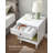 Vansant 1 - Drawer Nightstand with Drawer and Open Compartment, Solid Wood Legs-1042174660