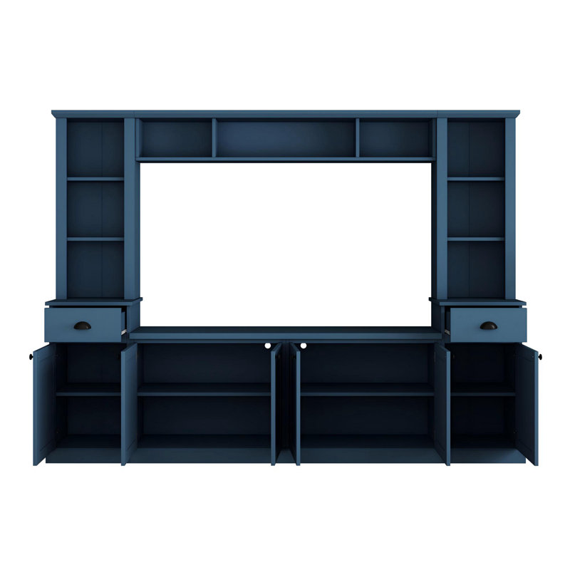 Devilal Entertainment Center for TVs up to 75", Blue
