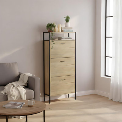 10 Pair Shoe Storage Cabinet