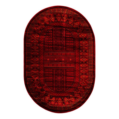 Tapis rouge / noir Amro Southwestern
