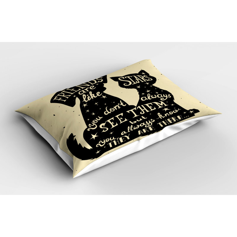 Star Polyester Sham Set, Twin