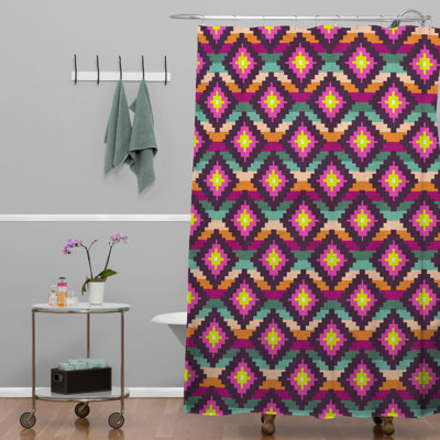 Woven Aztec Diamonds Hammock Single Shower Curtain