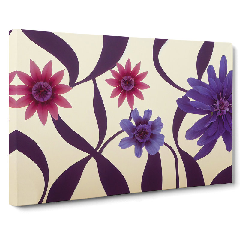 Appealing Flowers - Wrapped Canvas, 40cm H x 60cm W x 3cm D