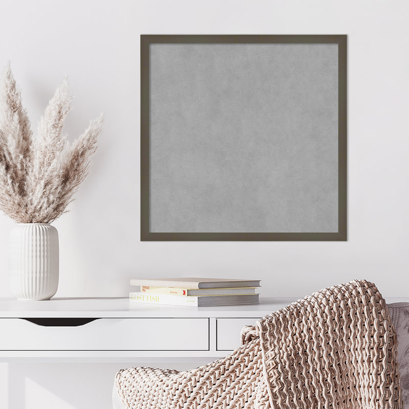 Tableau magnétique gris Svelte, 21" H x 21" W