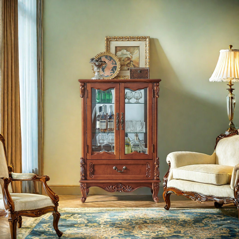 Armoire de rangement pour le salon, Brun