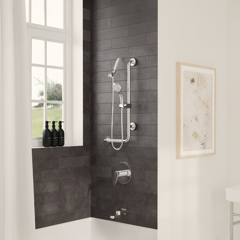 Barre coulissante PULSE ShowerSpas Ergo, Chrome chrome