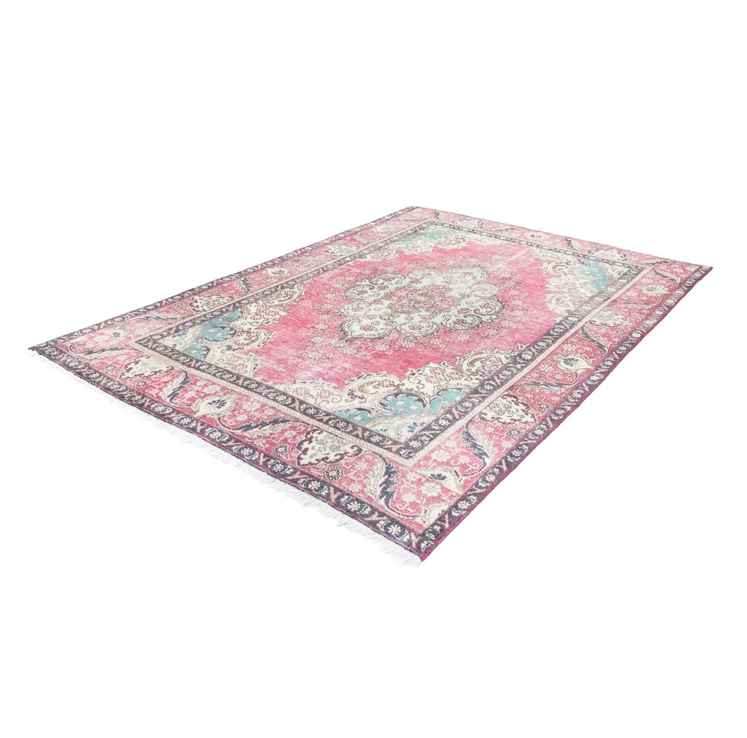 Hand Knotted Wool Red Indoor/Outdoor Rug