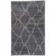 Rowan Geometric Hand-Loomed Black/White Rug