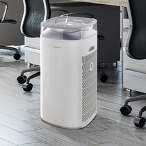 Purificateur d'air pour maison grande pièce, nettoyeur de filtre à air H13  True HEPA, éliminateur d'odeurs, filtre à air ionique à filtration en 5  étapes avec affichage PM2,5, mode automatique, élimine 99,97 %