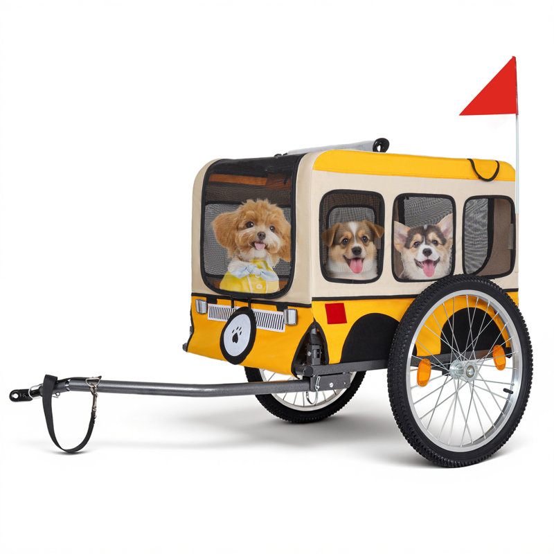 Large Folding Bike Trailer For Dogs