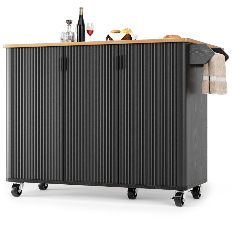 Kitchen Island, Black