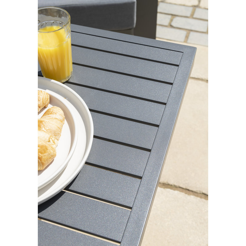 Ashot Babingley 3 Seat Outdoor Lounge Set with Gas Adjustable Table
