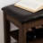 Nordic-Style Bench, Adjustable Height, Brown And Rubberwood, Concealed Storage For Keys Stool, Height-Adjustable, , Shoe Polish