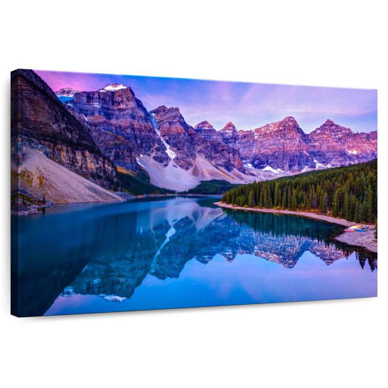 Alvord Banff - lever de soleil mauve, H 8 po x l 12 po