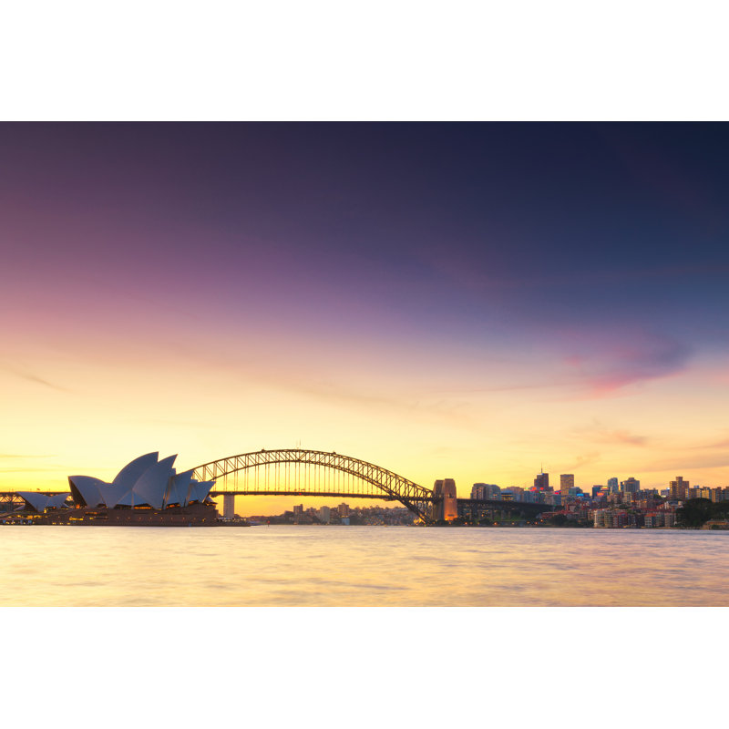 Sunset Time by Structuresxx - Wrapped Canvas Print, 20cm H x 30cm W