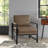 25.5" W Upholstered Armchair with Removable Seat & Back Cushion-90731531