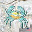 Ornement en forme de sac de crabe