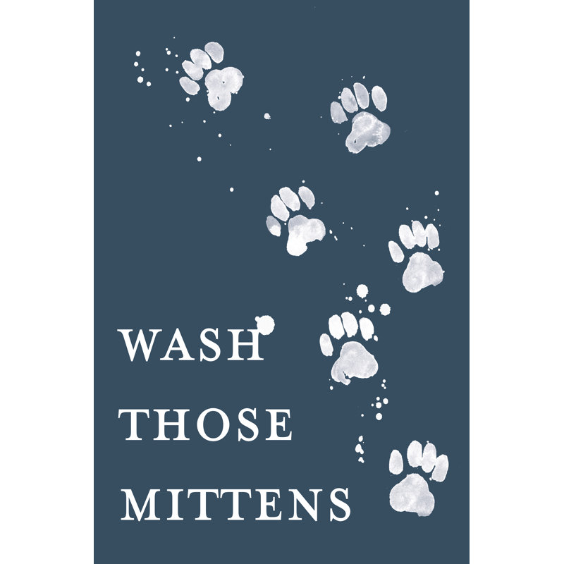 Wash Your Paws II, 91 cm H x 61 cm W, Wrapped Canvas