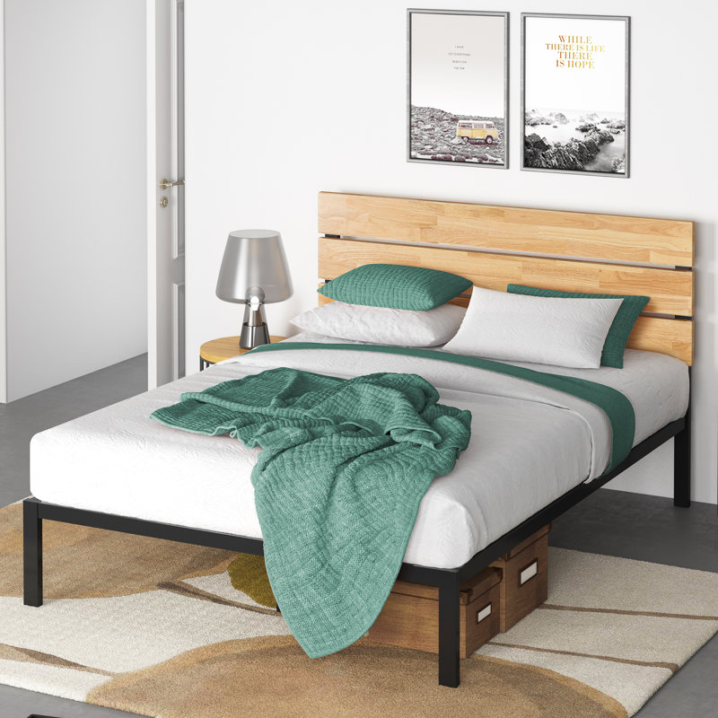 Sanayah Metal Slat Bed, King