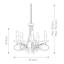 Bardin 5 - Light Candle Style Chandelier