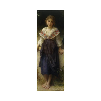 Un Moment De Repos, 1900 by William-Adolphe Bouguereau - Wrapped Canvas Panoramic Painting