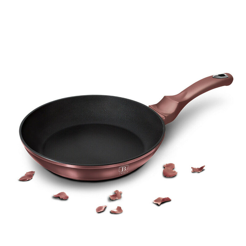 15 - Piece Non-Stick Aluminum Cookware Set, Rose