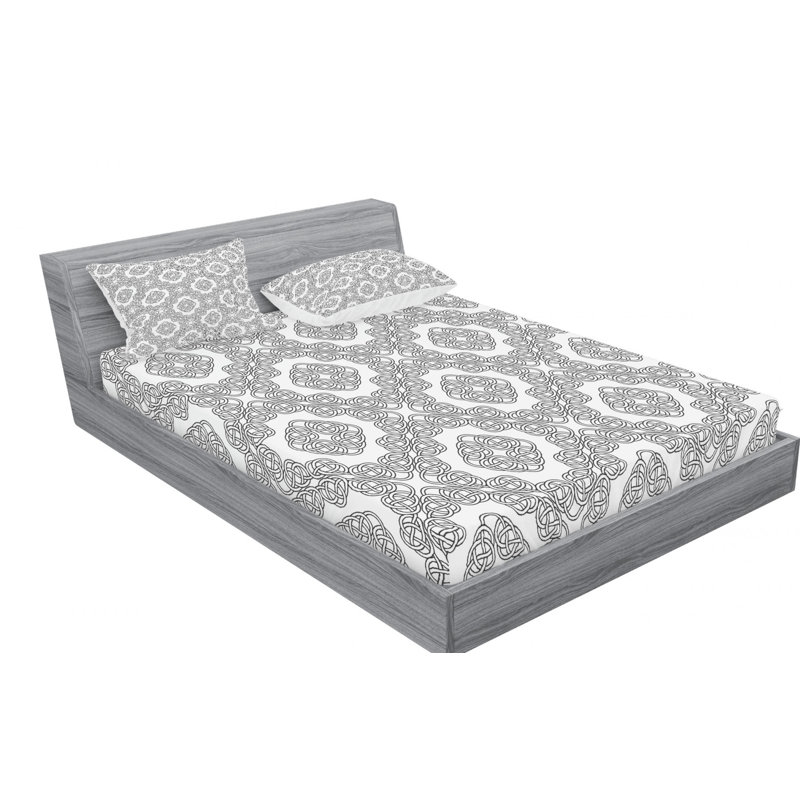 Microfiber Sheet Set, Queen Sheet Set with Fitted Sheet