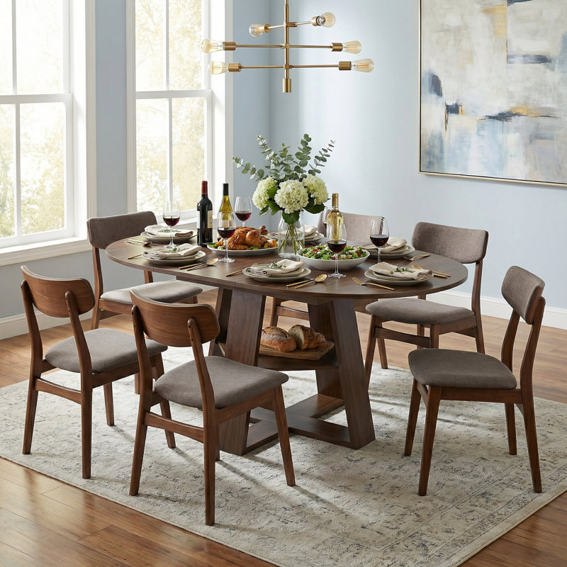 Dining table, Walnut
