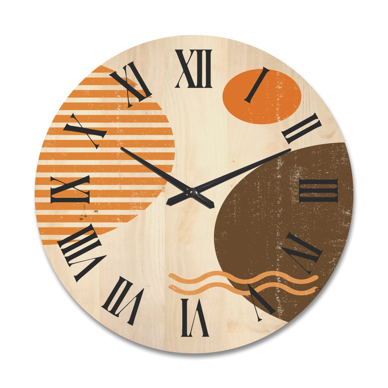 Horloge murale abstraite, Très grand