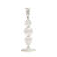 F2023 11'' H Glass Tabletop Candlestick-1557781472