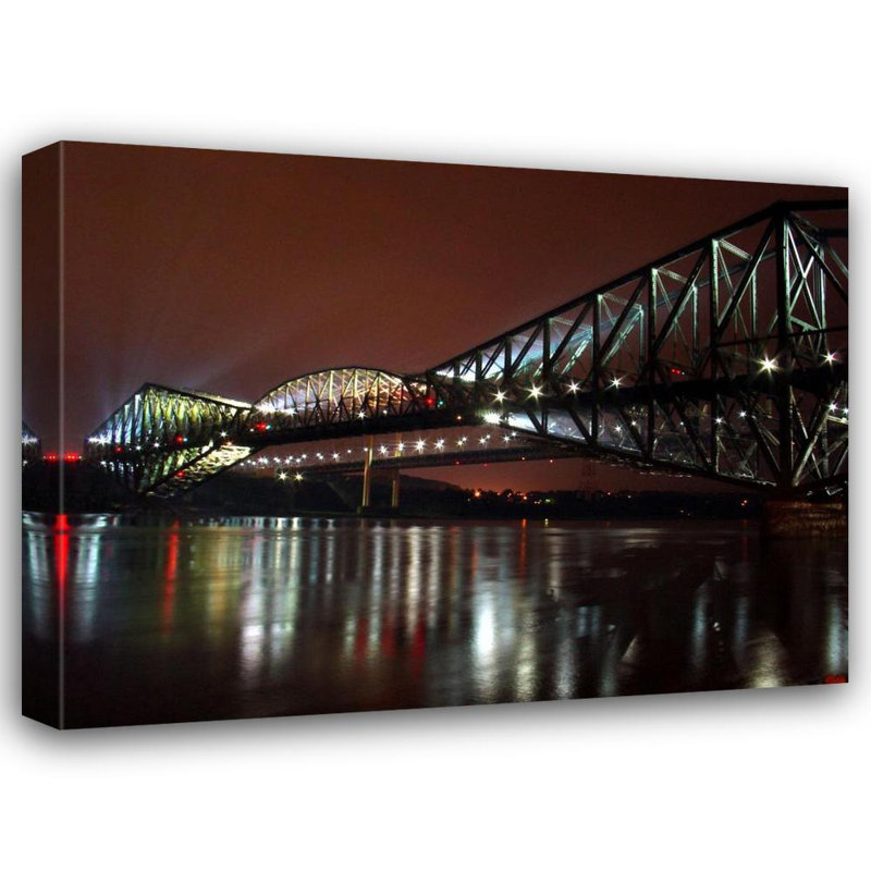Quebec Bridge, Canada, H 14 po x l 18 po
