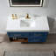 Meuble-lavabo mural simple 48 po avec comptoir en quartz 48 po-350374069