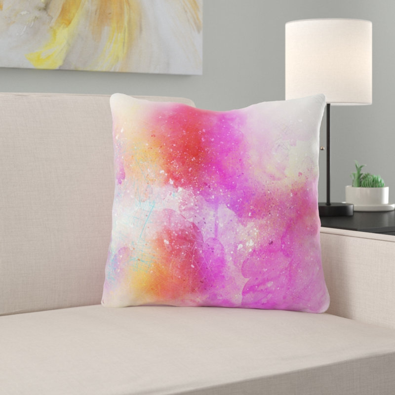 Aideen Throw Pillow, Microsuede, Indoor