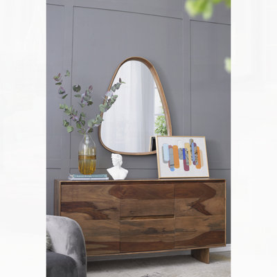 Miroir mural 30 po x 38 po Irrgeular