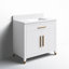 Meuble-lavabo simple 36 po avec plateau Maddison-2112035159