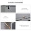 Bureau de bureau mural pliable avec table d'écriture et tablette latérale pliable
