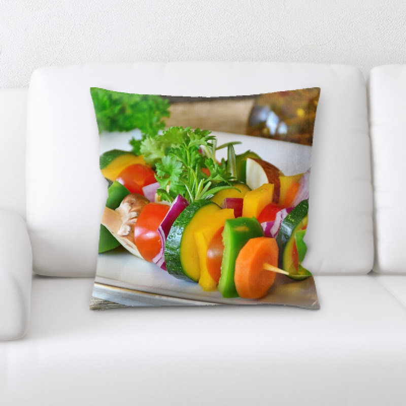 Coussin brochettes à légumes