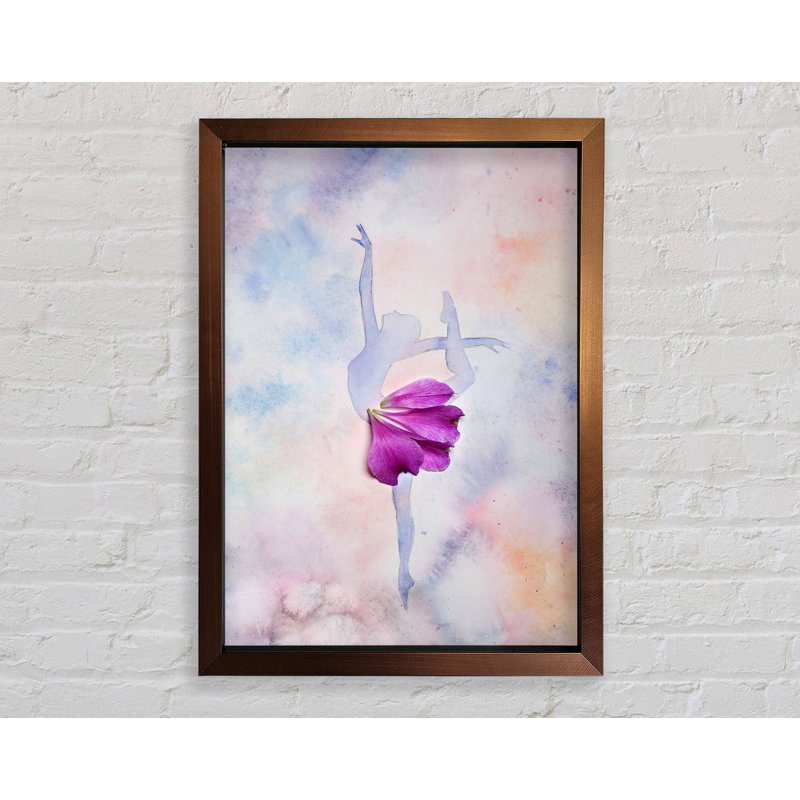 Ivy Bronx Pink Ballerina 3 Framed Print Wall Art | Wayfair.co.uk