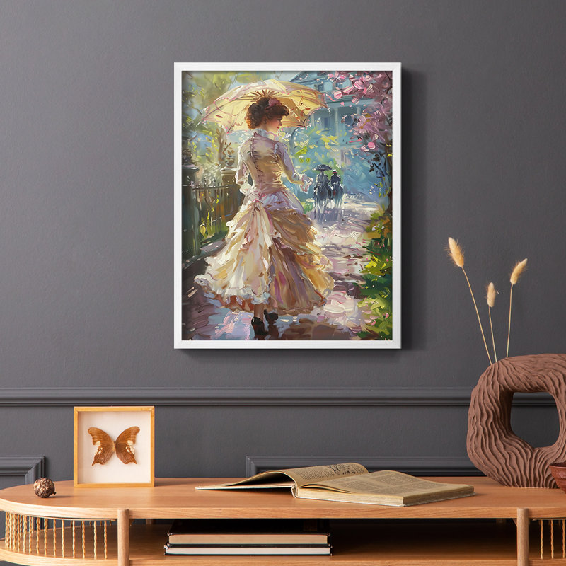"WOMEN Series DCCXLIV" par J Paul, Blanc / Blanc, H 21 po x l 17 po